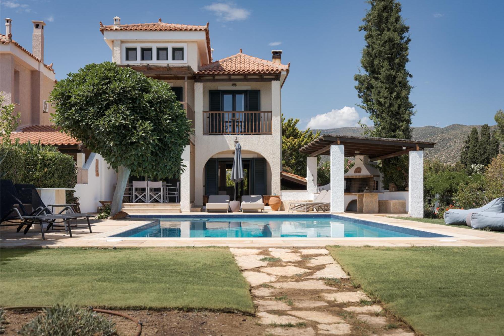 Villa Nefeli Thermisia ภายนอก รูปภาพ