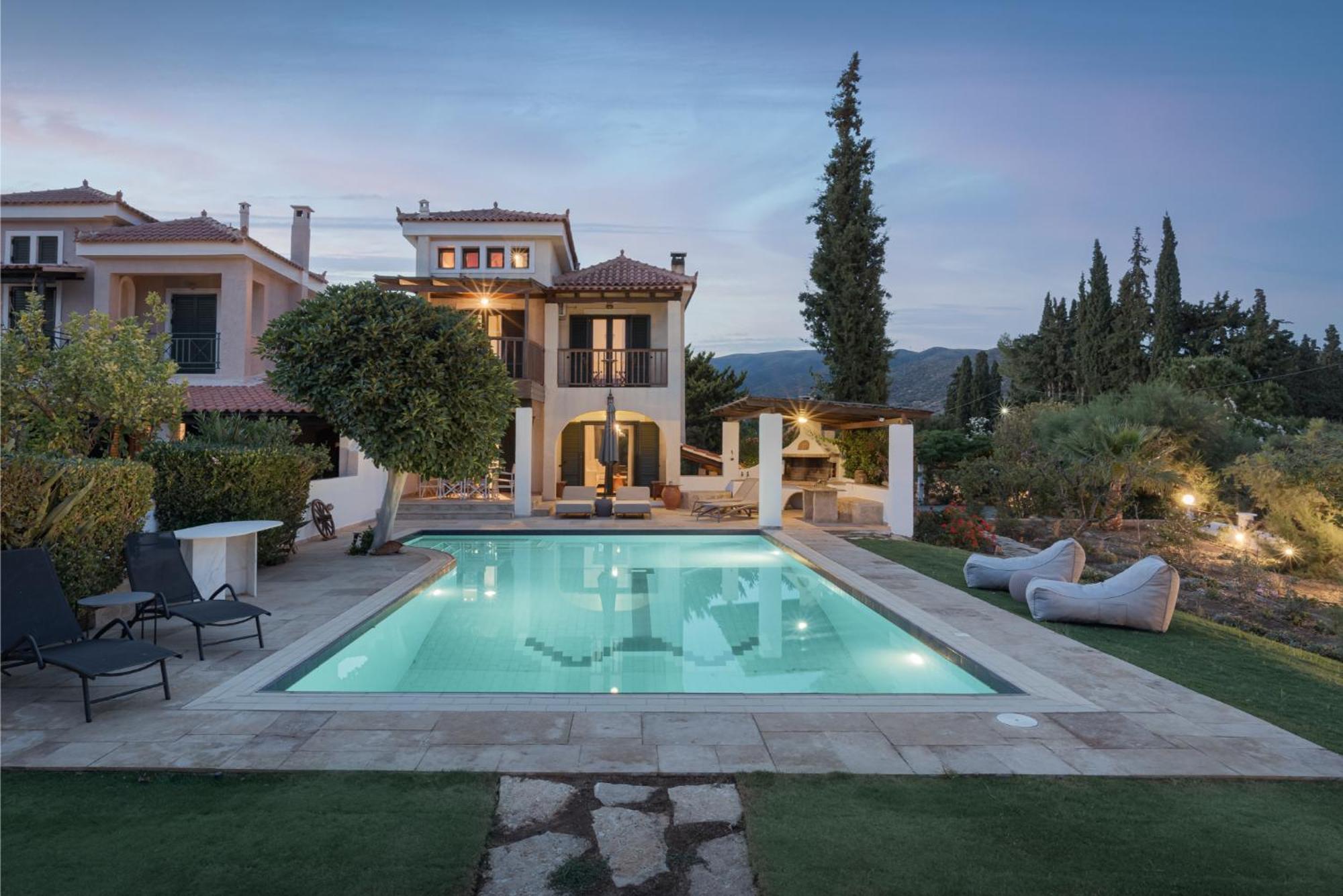 Villa Nefeli Thermisia ภายนอก รูปภาพ